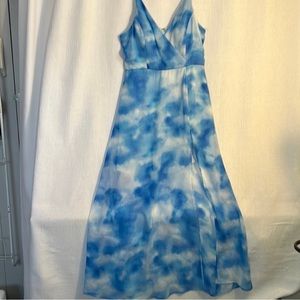 Tie-dye maxi dress
